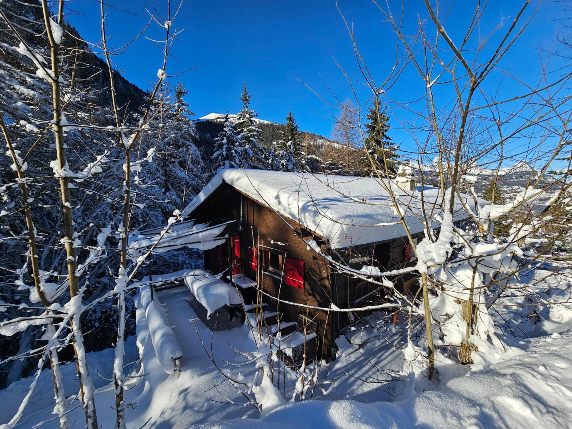 Petit Chalet Rustique Et Bucolique Bovernier 외부 사진